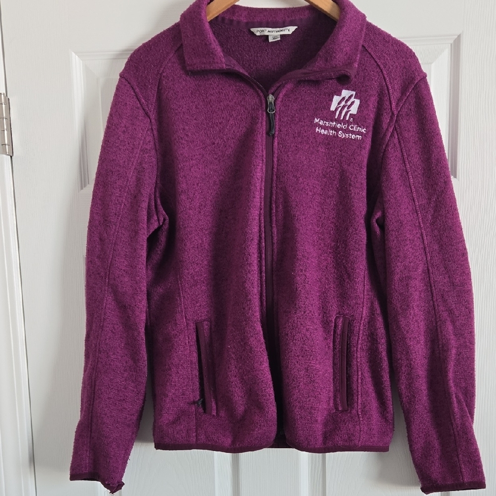 Purple Zip-Up Fleece Jacket